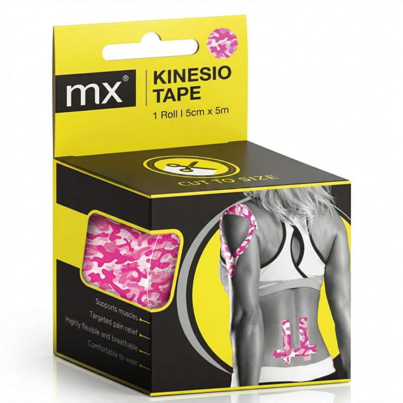 mx Kinesio Tape - Camo Pink 5cm x 5m