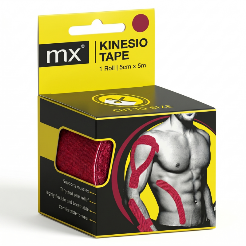 mx Kinesio Tape - Red 5cm x 5m